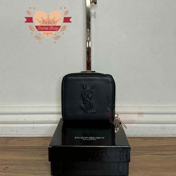 💖YSL Leather Zipper RFID Wallet💖 - Picture 1 of 17